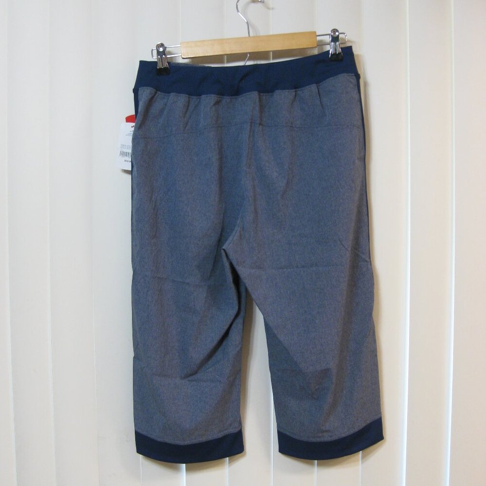 NWT BCG medieval blue heather capri capris pants S small - Picture 4 of 9